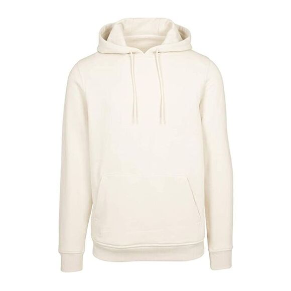 Build Your Brand Mens Heavy Pullover Hoodie / Sand